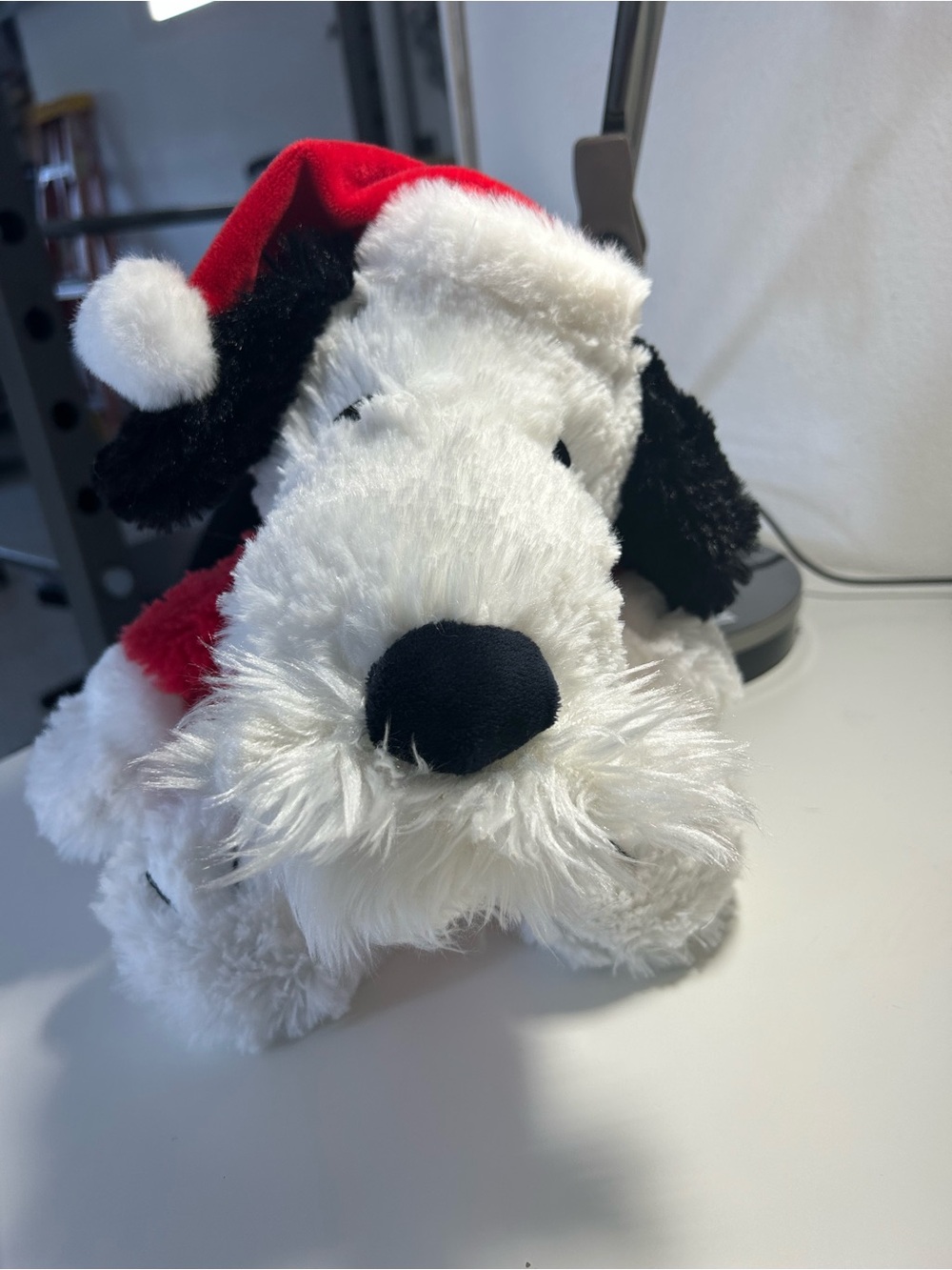 NWT Peanuts Snoopy Warmies with Santa Hat